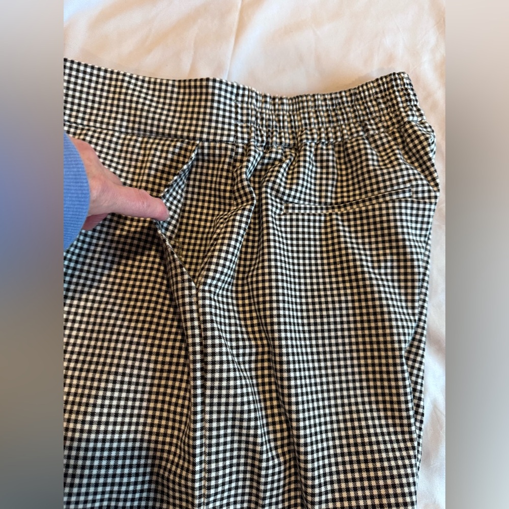 COPY - Rachel Zoe- Black and White Checkered Shorts- - Picture 4 of 6